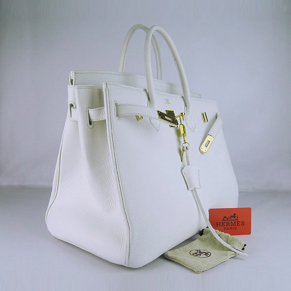 Replica Hermes Birkin 40CM Togo Bag Light White 6099 Online